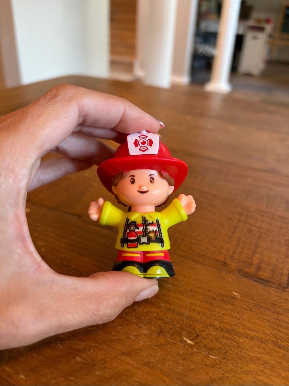 Fisher Price Little People girl firefighter as is